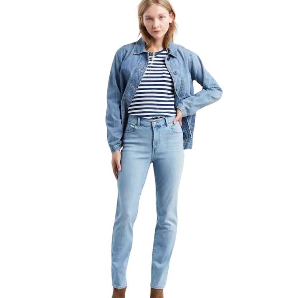 Levi's Light Blue Straight Leg Jeans